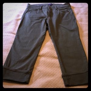 NYDJ cuff Capri soft olive color